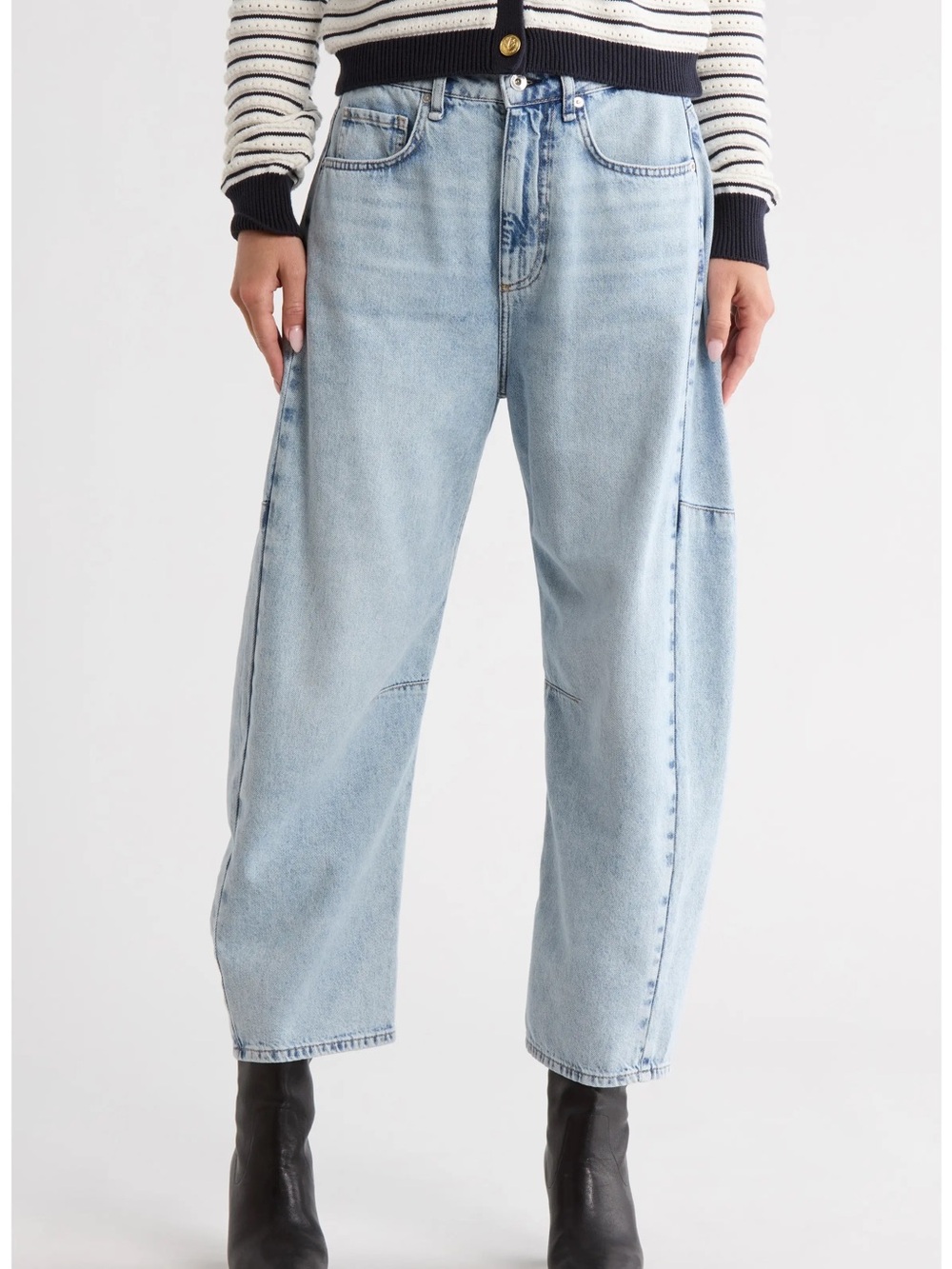RAG & BONE High-Rise Barrel THE CHASE Oconee Jean 24